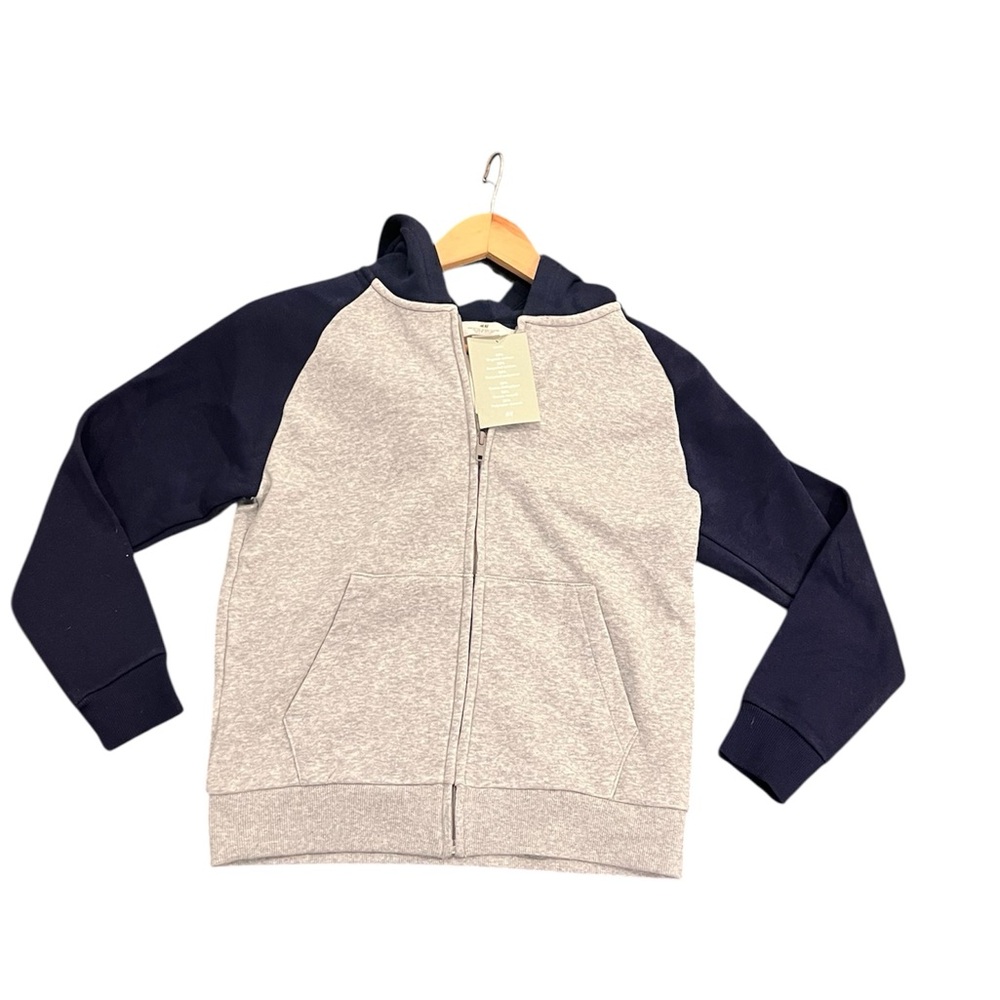 NWT H&M Kids' Hoodie in Gray and Navy